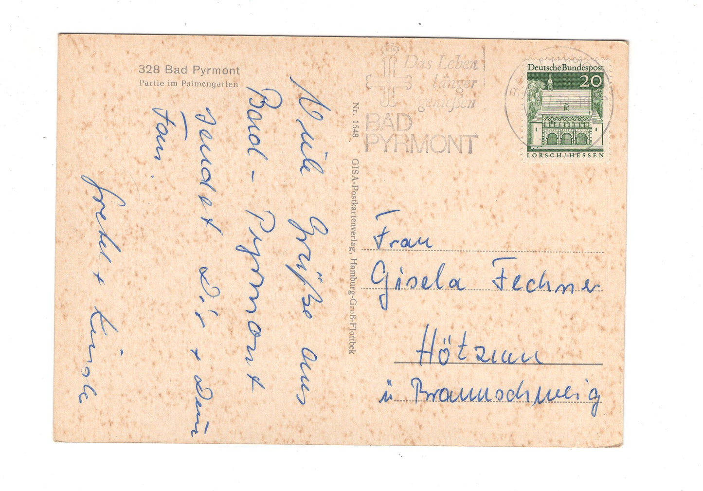 Ansichtskarte Bad Pyrmont / Partie im Palmengarten / I1-58