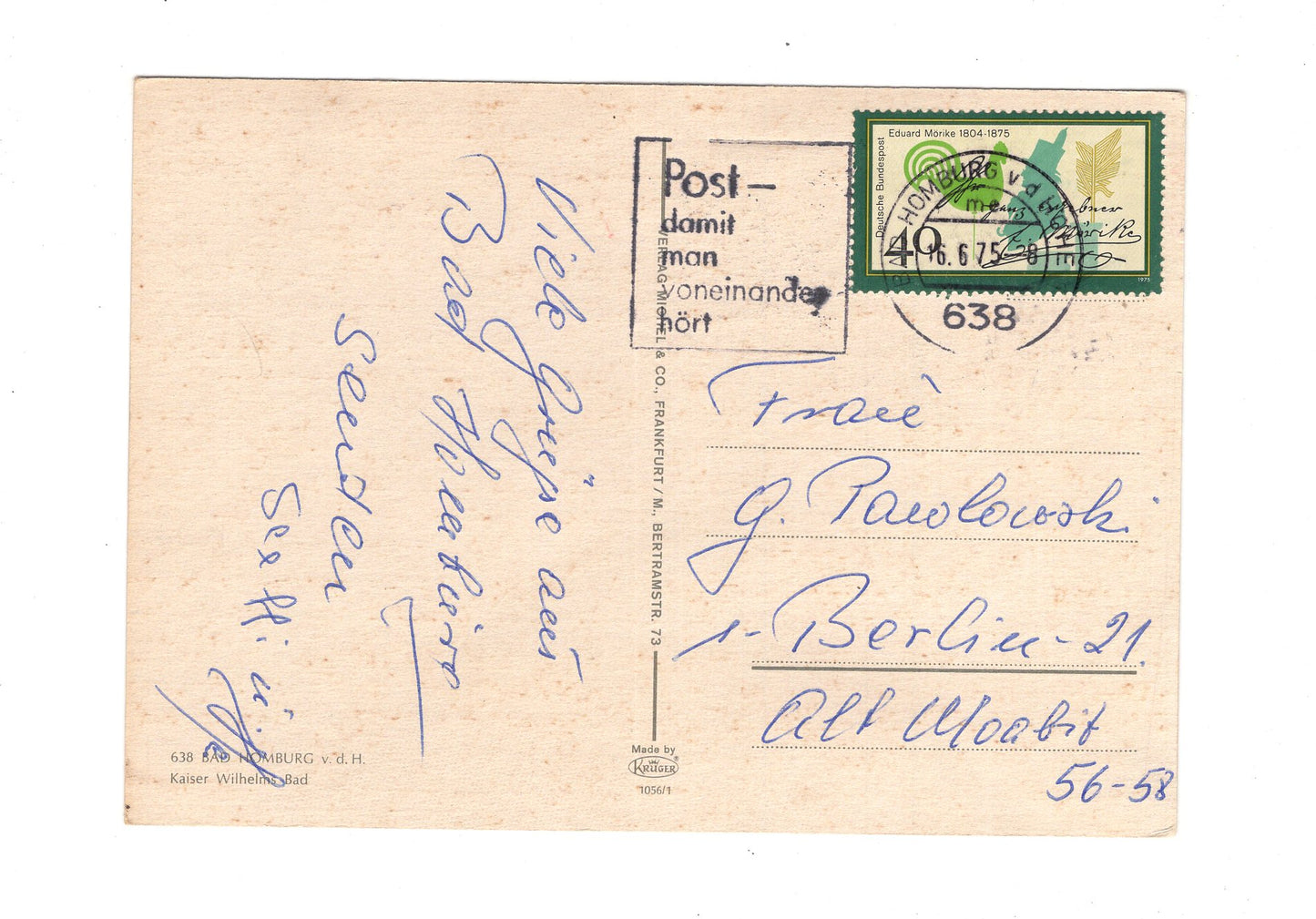 Ansichtskarte Bad Homburg vor der Höhe / Kaiser-Wilhelms-Bad