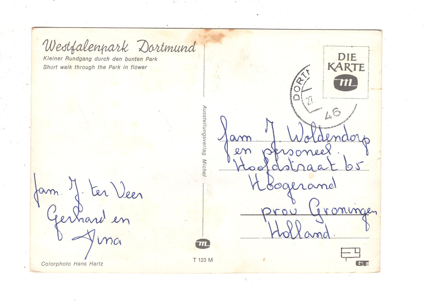 Ansichtskarte Dortmund / Westfalenpark / J1-54