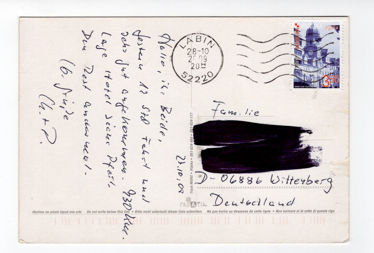 Ansichtskarte Rabac / Kroatien