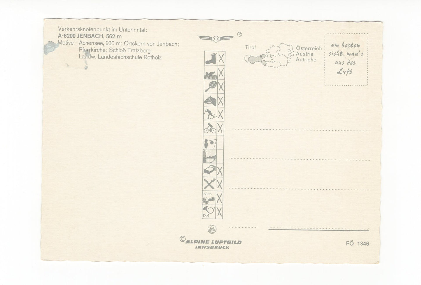 Ansichtskarte Jenbach / Tirol / Österreich