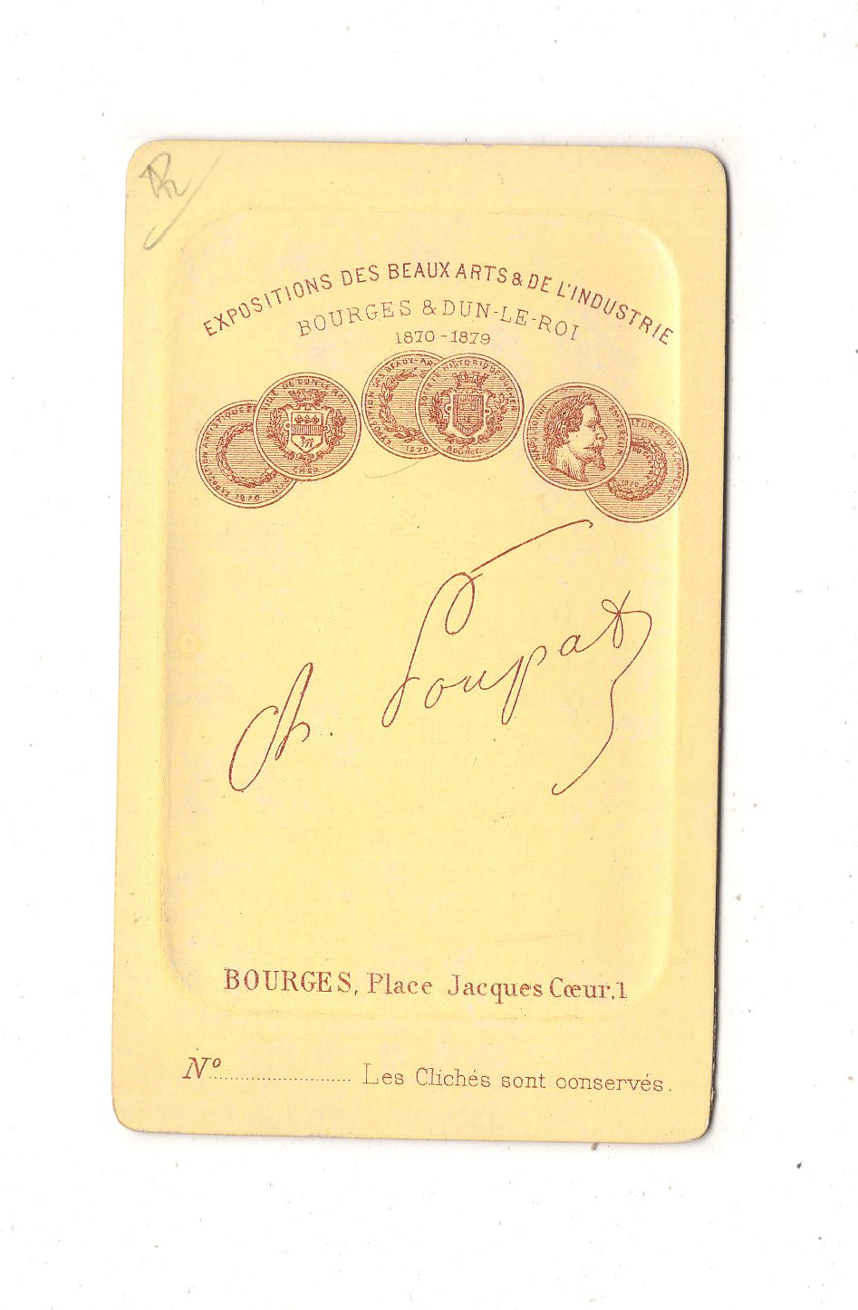 Fotografie Niedliche kleine Kinder - Bourges 1880er / CDV M1-11