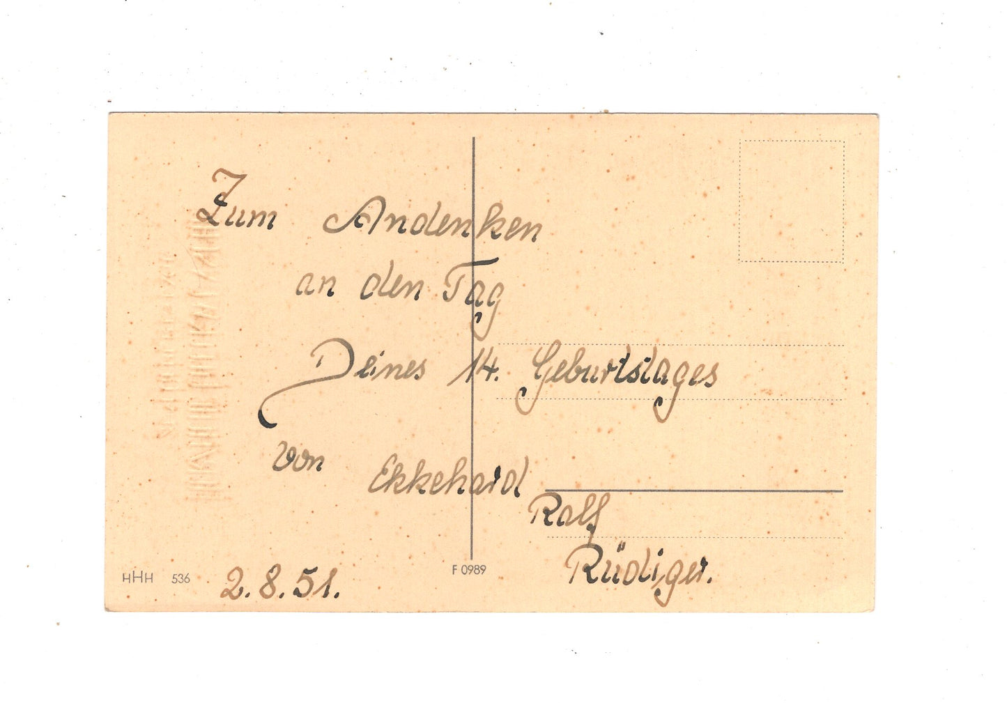 Ansichtskarte Glückwünsche / Glückwunsch zum Geburtstag / L1-61