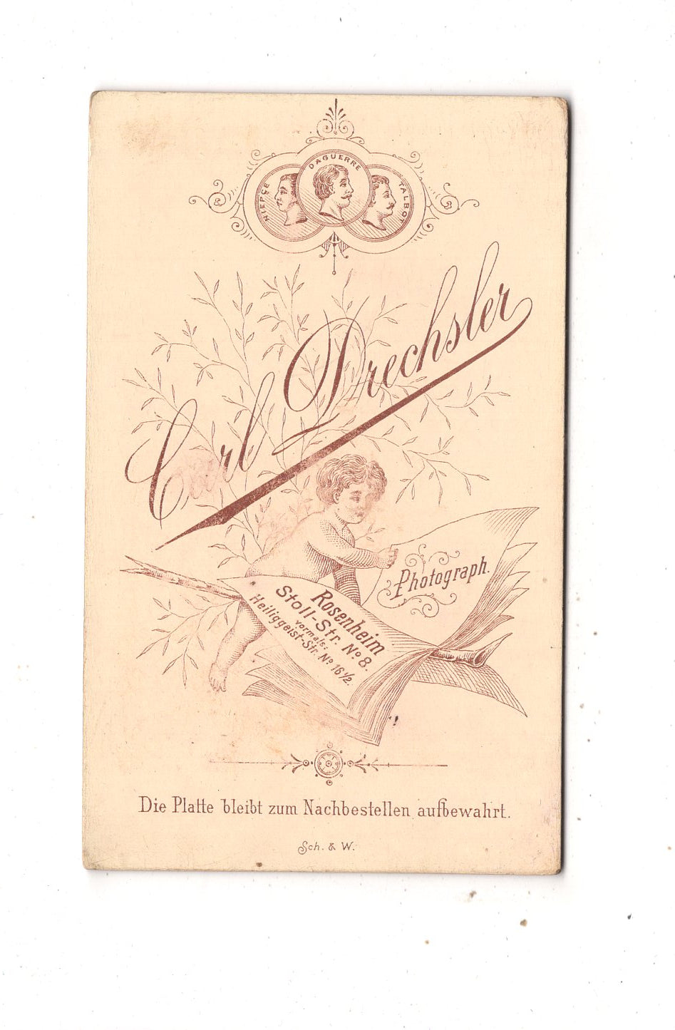 Fotografie Damenportrait - Rosenheim 1890er