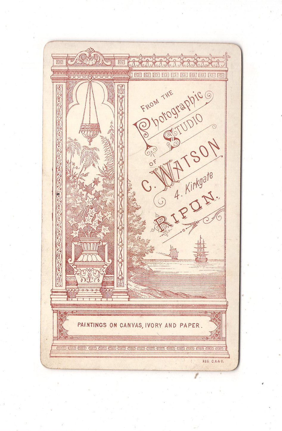 Fotografie Niedliche kleine Kinder - Ripon 1880er / CDV M1-11