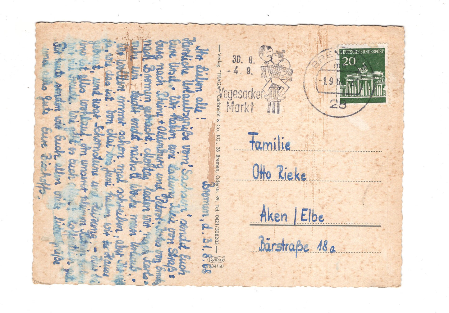 Ansichtskarte Bremen / Mühle am Wall / Roland +++ / I1-58