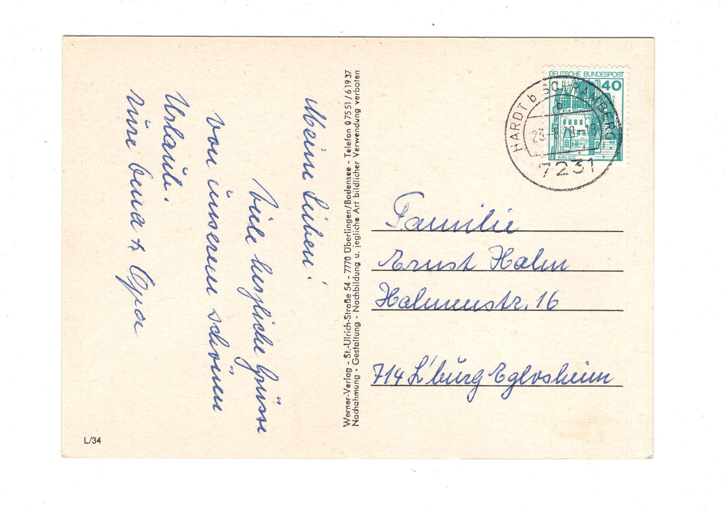 Ansichtskarte Souvenir vom Schwarzwald / G1-63