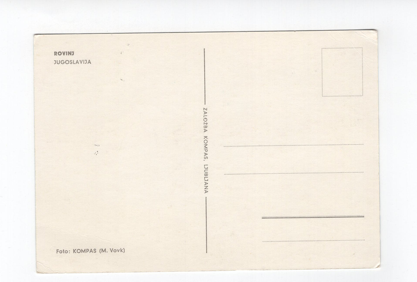 Ansichtskarte Rovinj / Kroatien