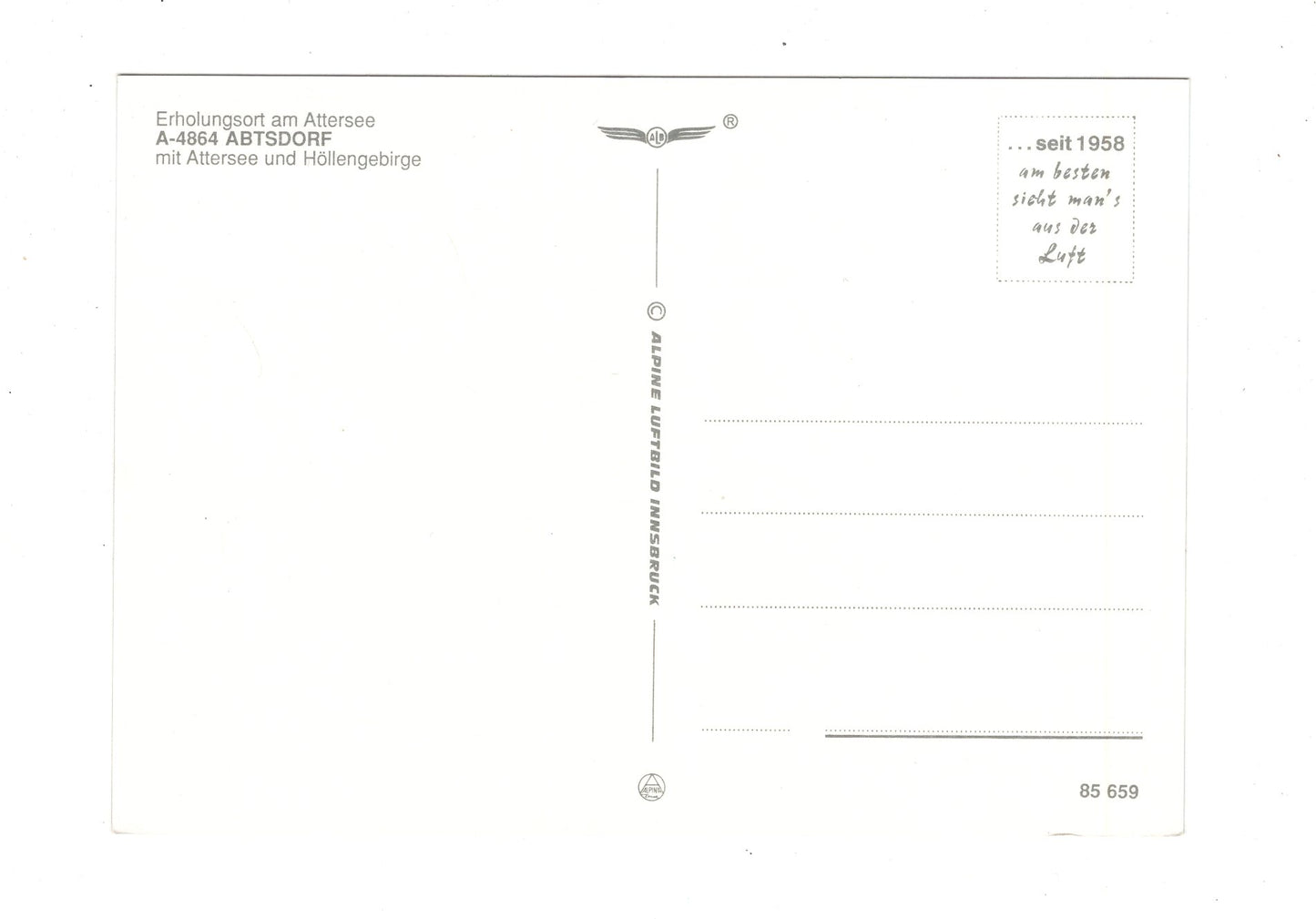 Ansichtskarte Abtsdorf am Attersee / Oberösterreich / Österreich