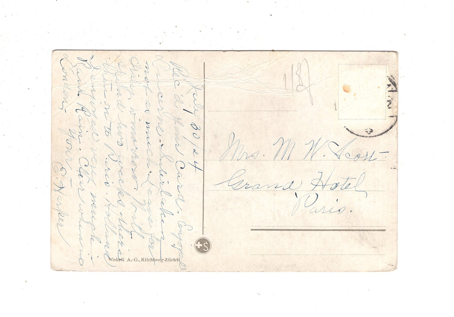 Ansichtskarte Interlaken und die Jungfrau / Schweiz