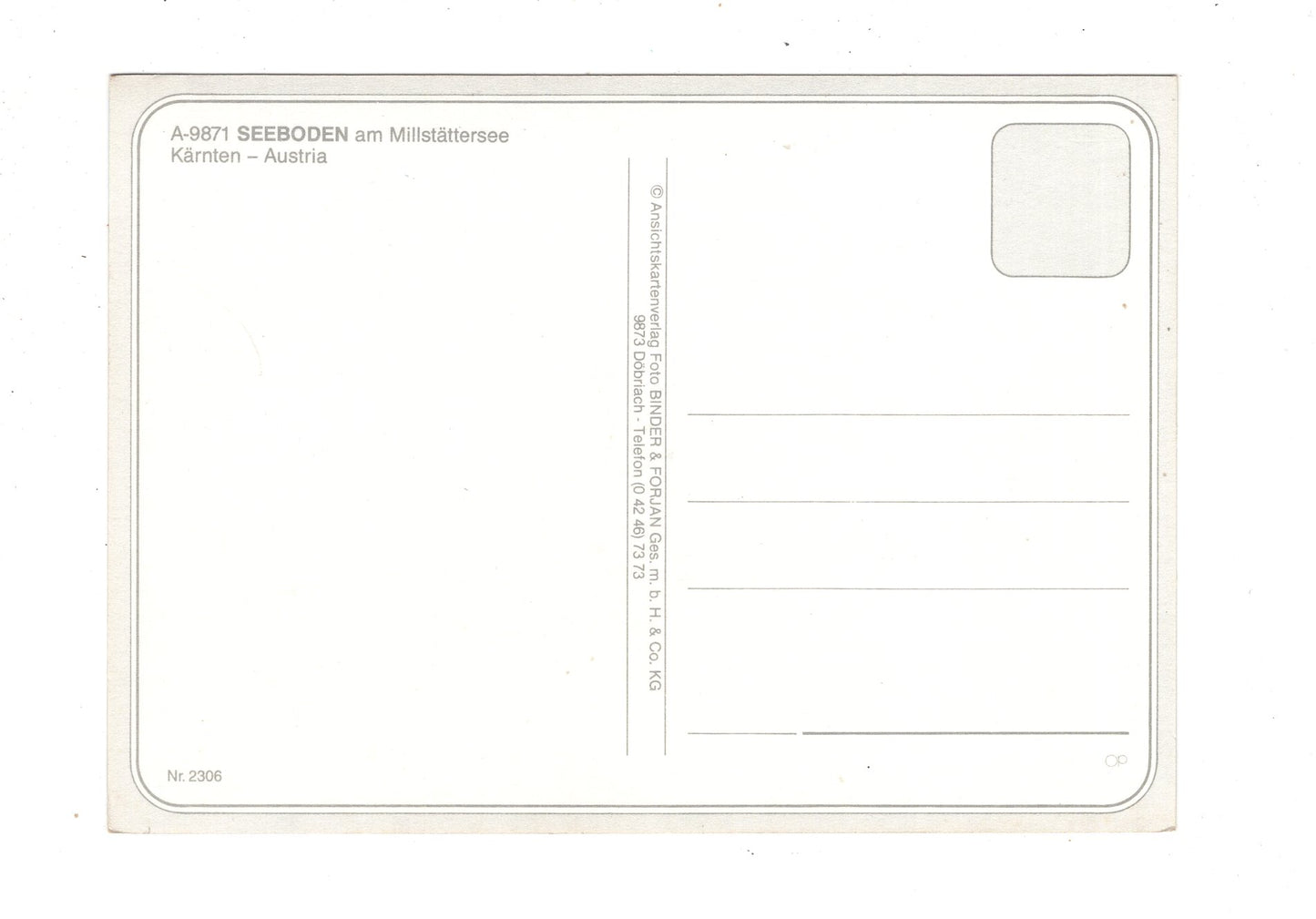 Ansichtskarte Seeboden am Millstätter See / Kärnten / Österreich / N1-69
