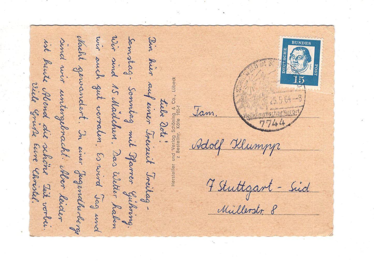 Ansichtskarte Königsfeld im Schwarzwald / Vogelnest +++ / J1-70