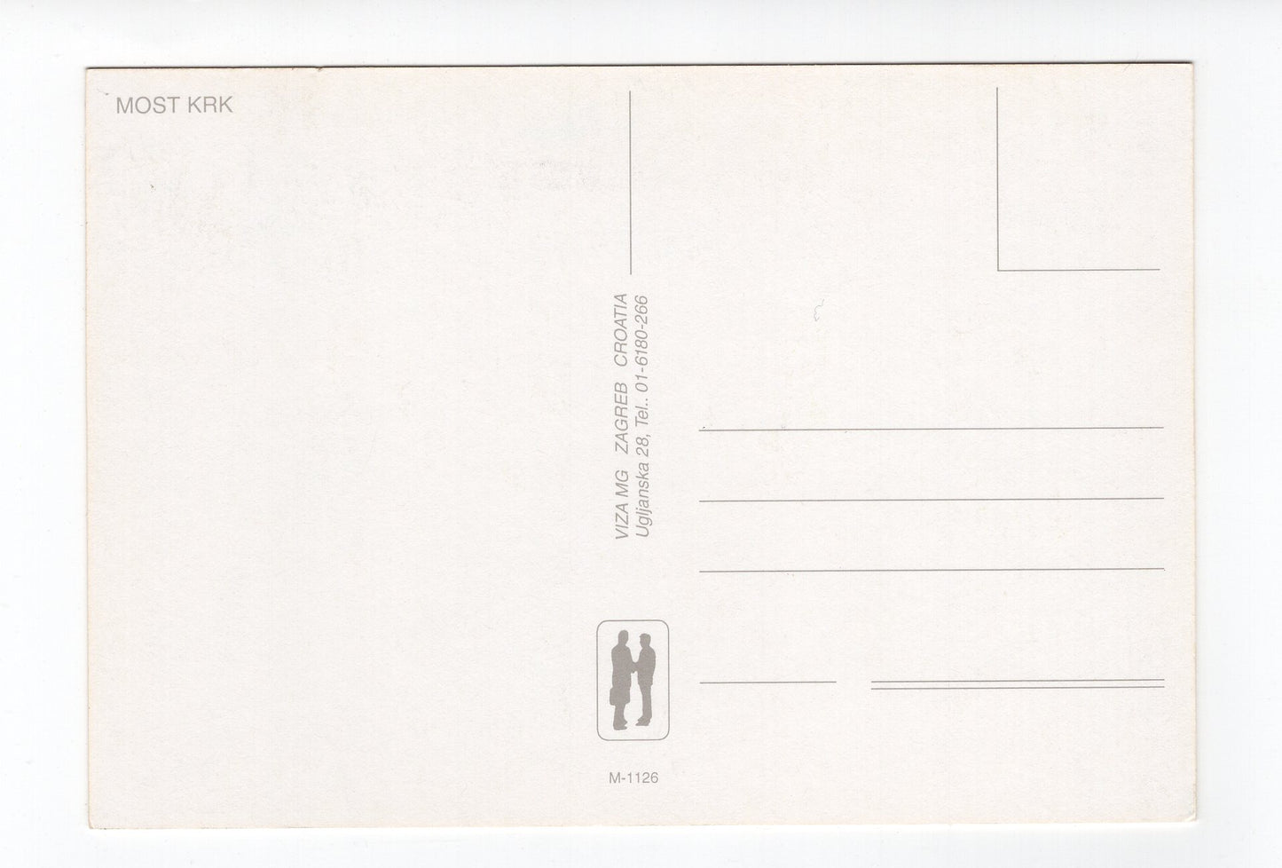 Ansichtskarte Most Krk / Kroatien