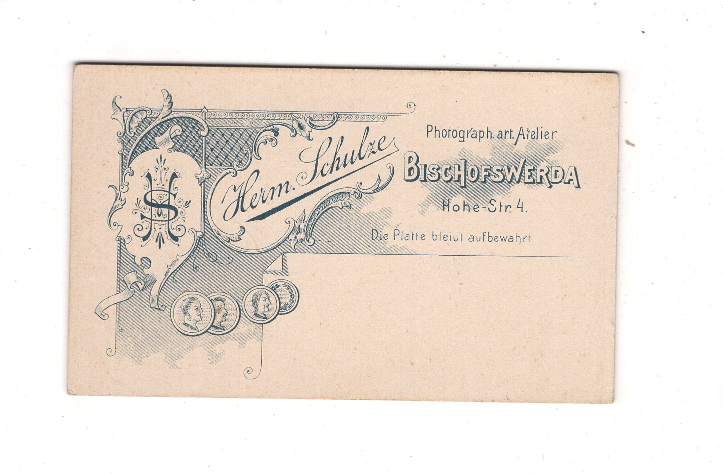 Fotografie Niedliches kleines Kind - Bischofswerda 1890er / CDV M1-32