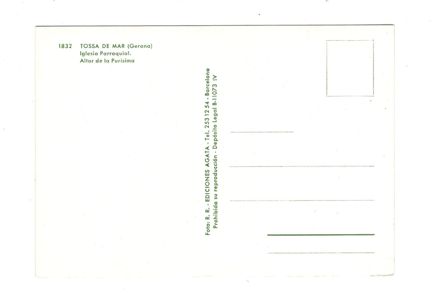 Ansichtskarte Tossa de Mar / Iglesia Parroquial / Spanien