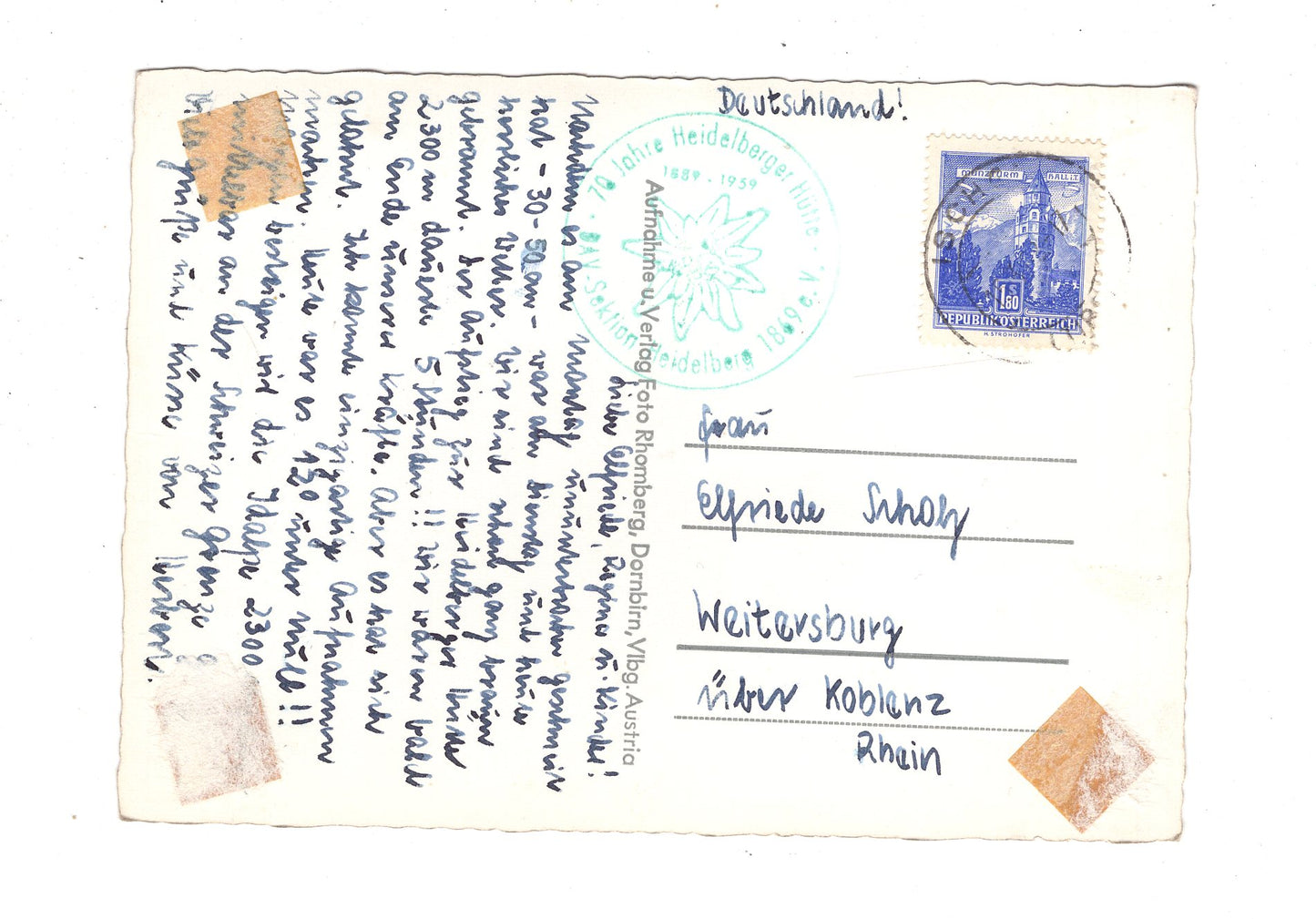 Ansichtskarte Silvretta / Heidelberger Hütte / Österreich / N1-69