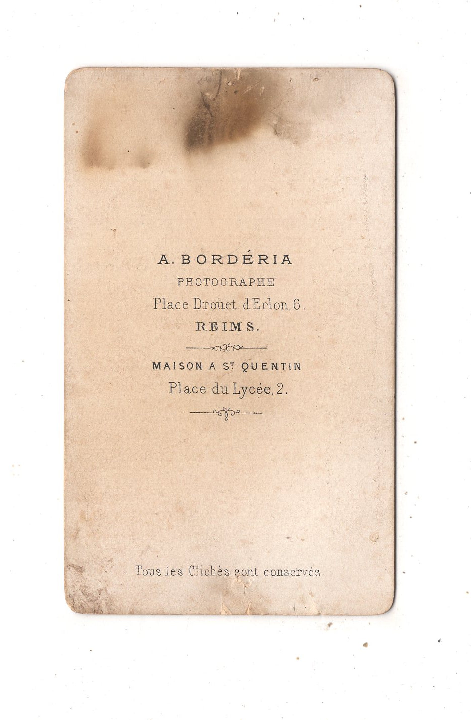 Fotografie Feine Dame - Reims 1860er
