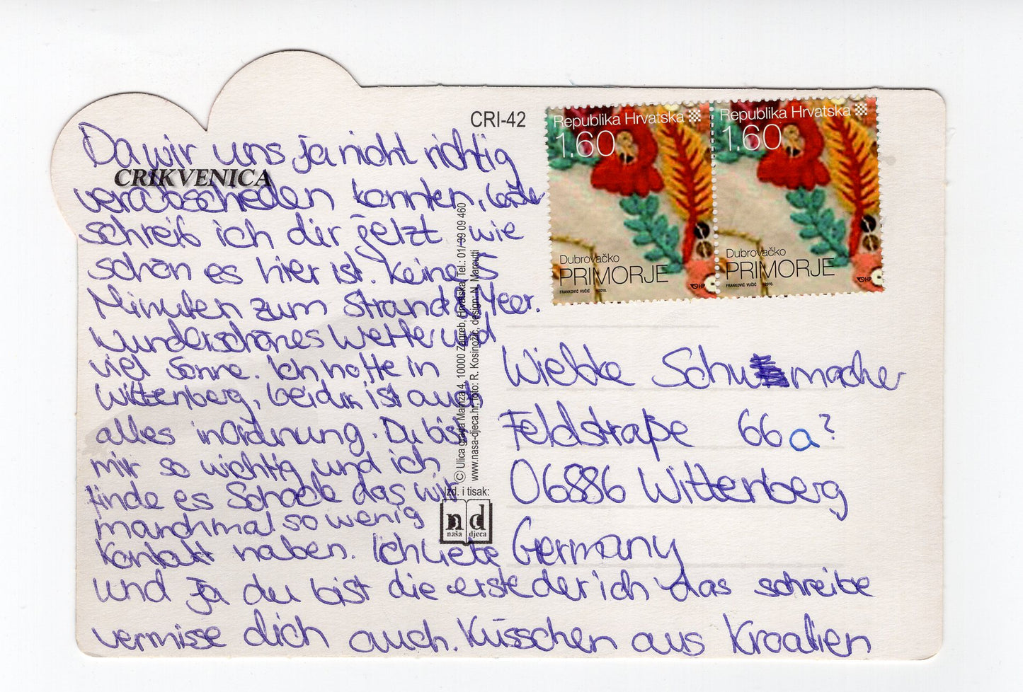 Ansichtskarte Crikvenica / Kroatien