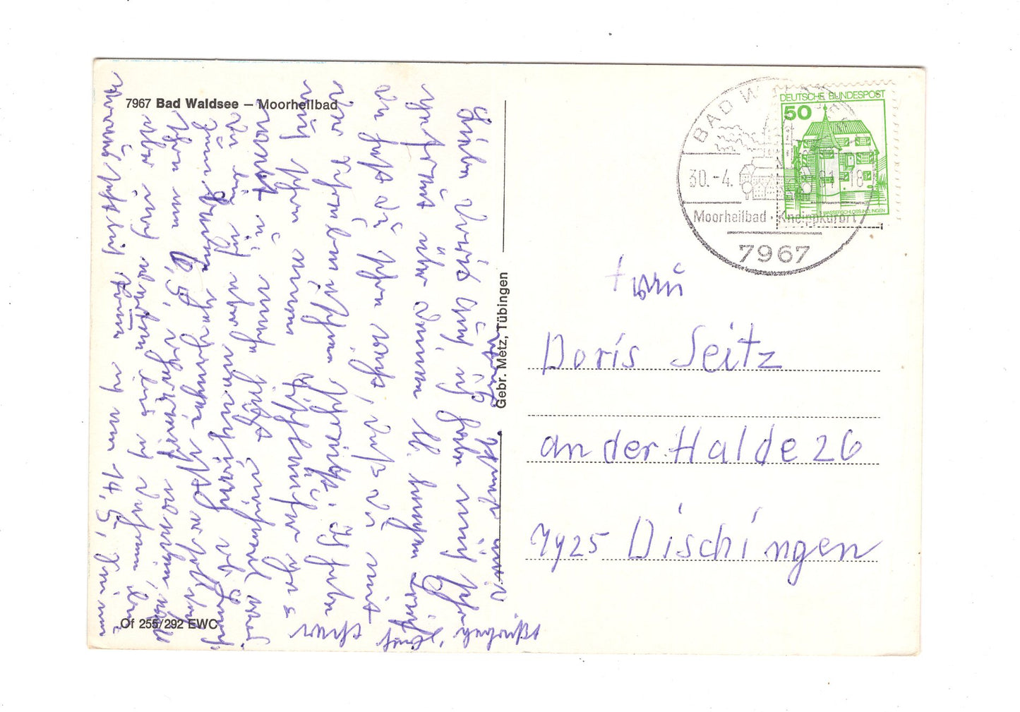 Ansichtskarte Bad Waldsee / Oberschwaben