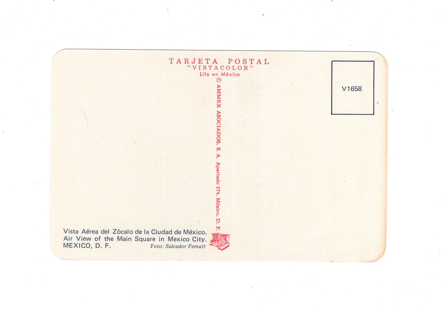 Ansichtskarte Mexico City / El Zocalo / Mexiko