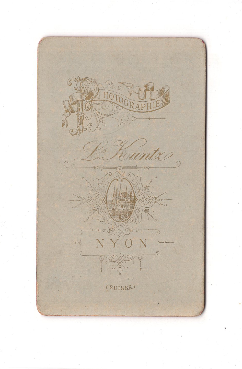 Fotografie Damenportrait - Nyon 1880er / CDV C1-09