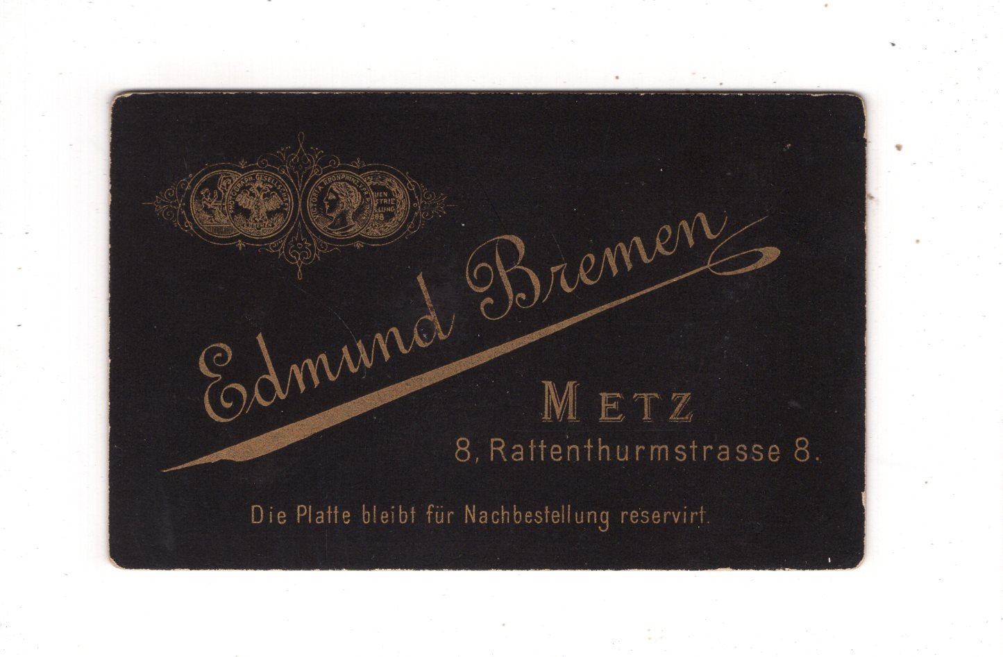 Fotografie Niedliches kleines Kind - Metz 1880er
