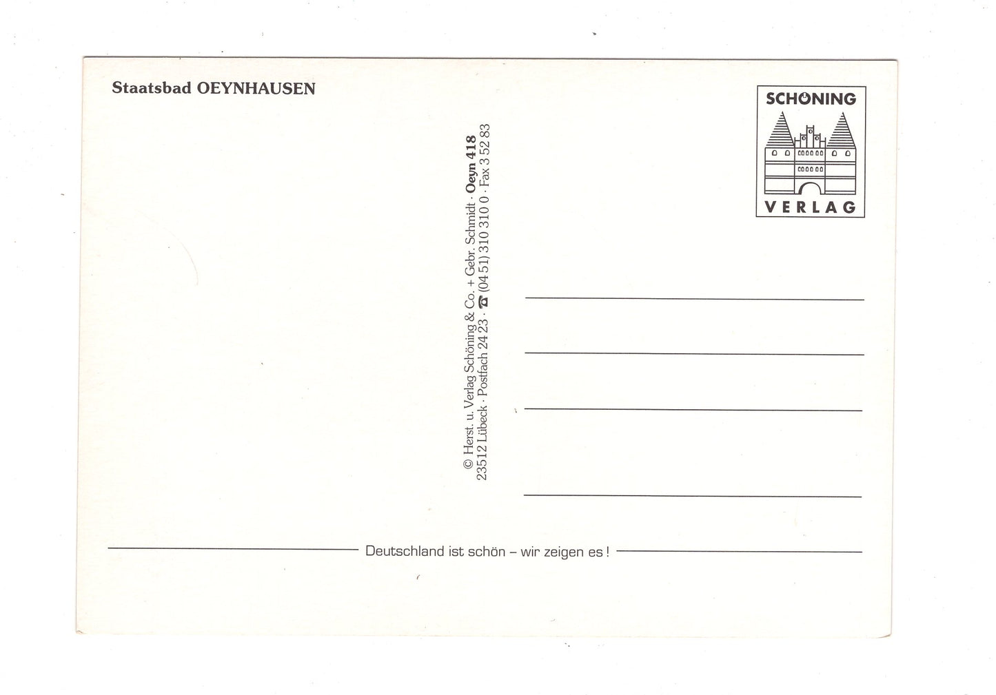 Ansichtskarte Bad Oeynhausen in Nordrhein-Westfalen / I1-58