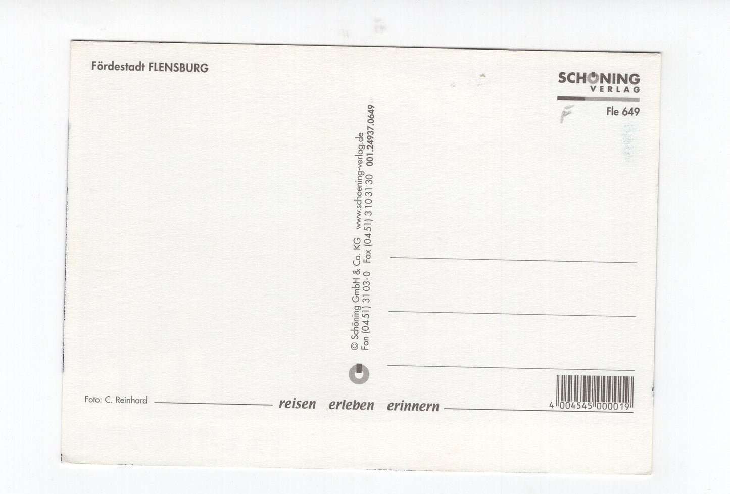 Ansichtskarte Fördestadt Flensburg
