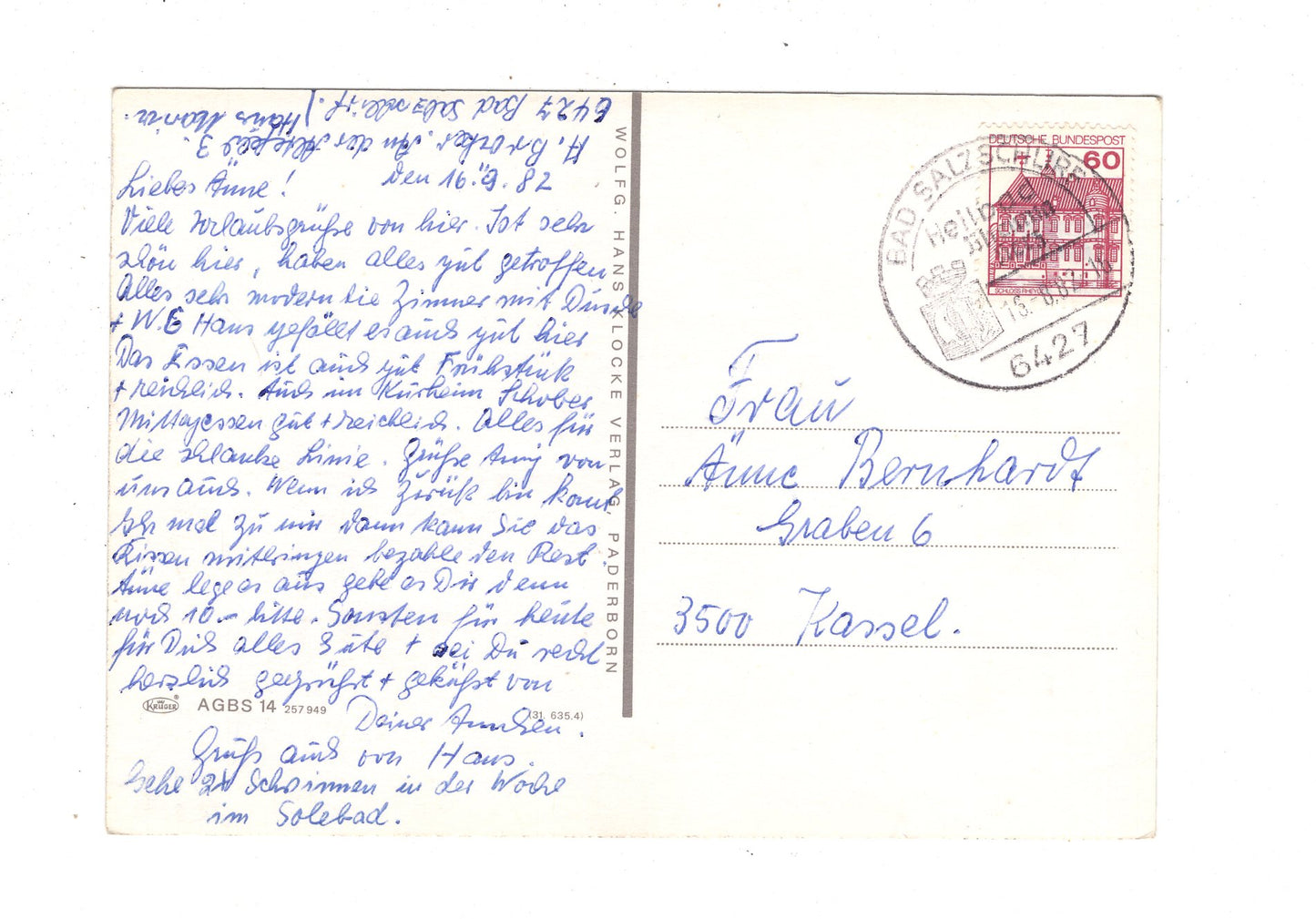 Ansichtskarte Bad Salzschlirf / Mariengrotte +++ / J1-54