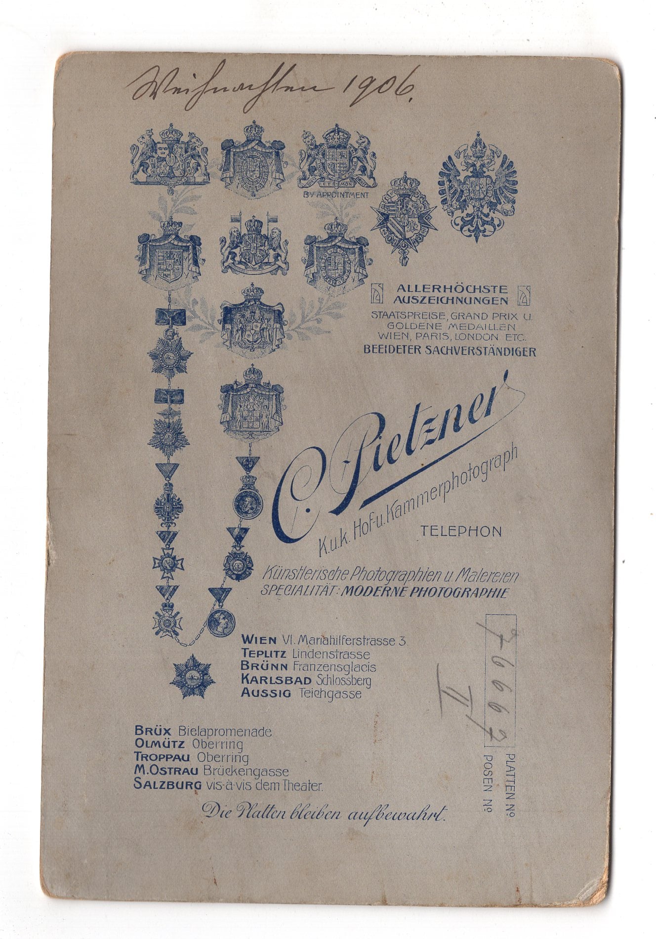 Fotografie Niedliche kleine Kinder - Wien 1906 / CAB U-30