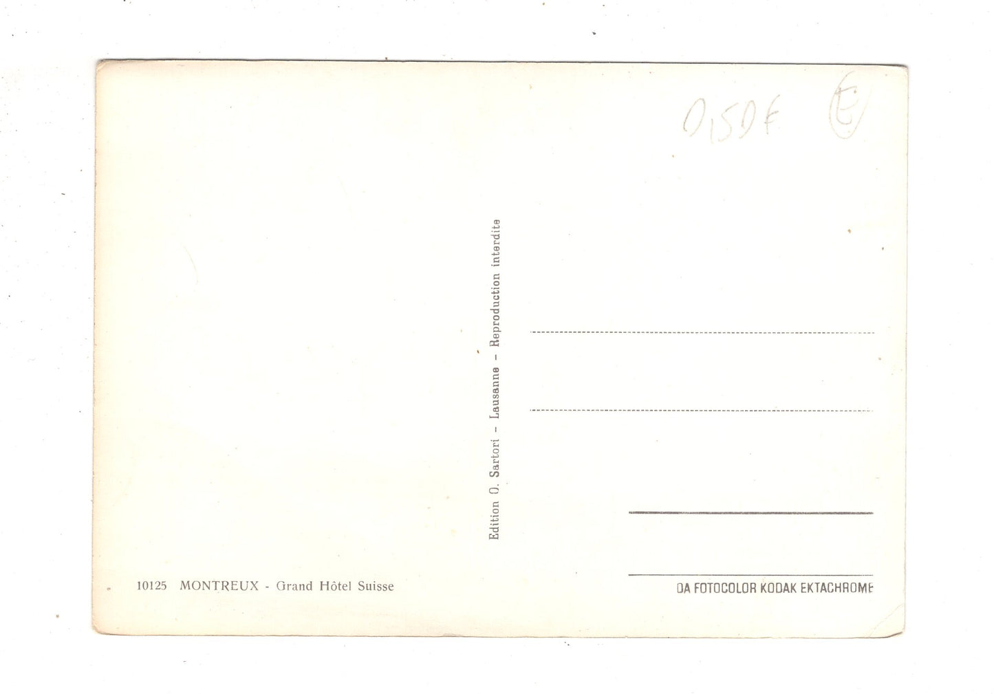 Ansichtskarte Montreux / Grand Hotel Suisse / Schweiz