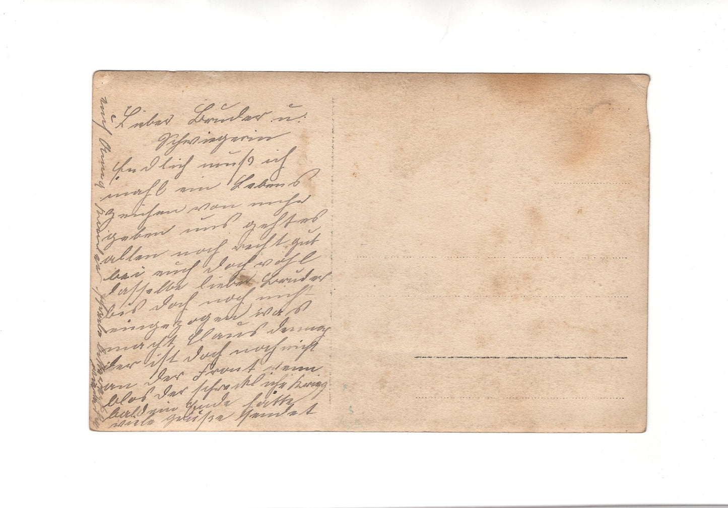 Ansichtskarte Soldat mit Familie