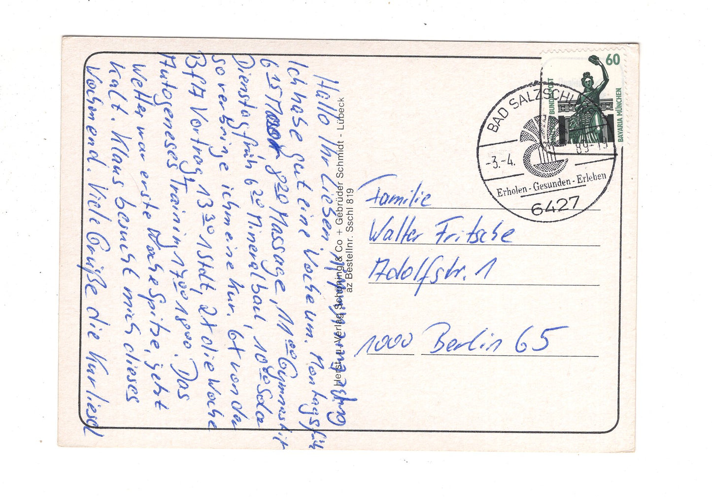 Ansichtskarte Bad Salzschlirf / J1-54