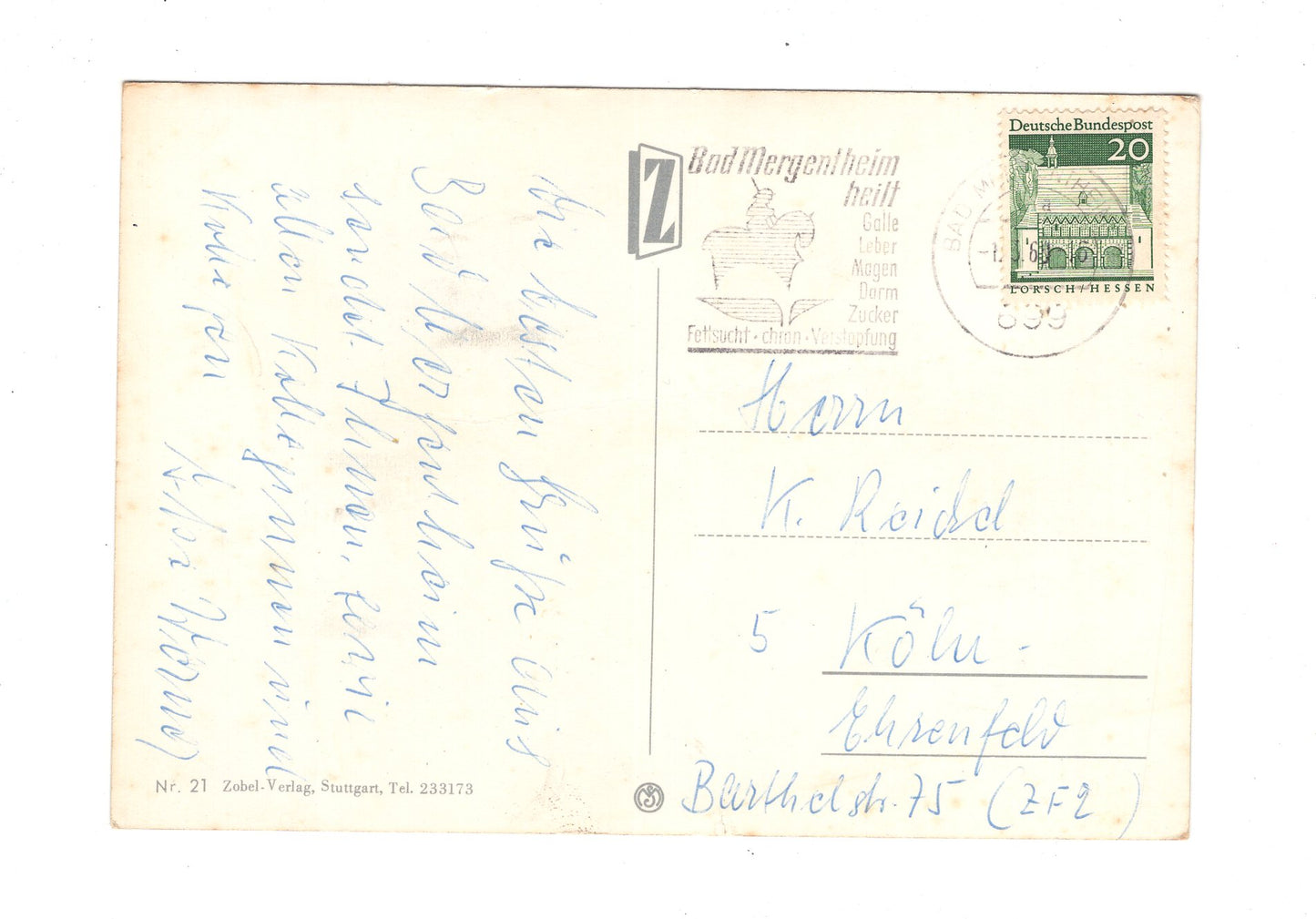 Ansichtskarte Bad Mergentheim