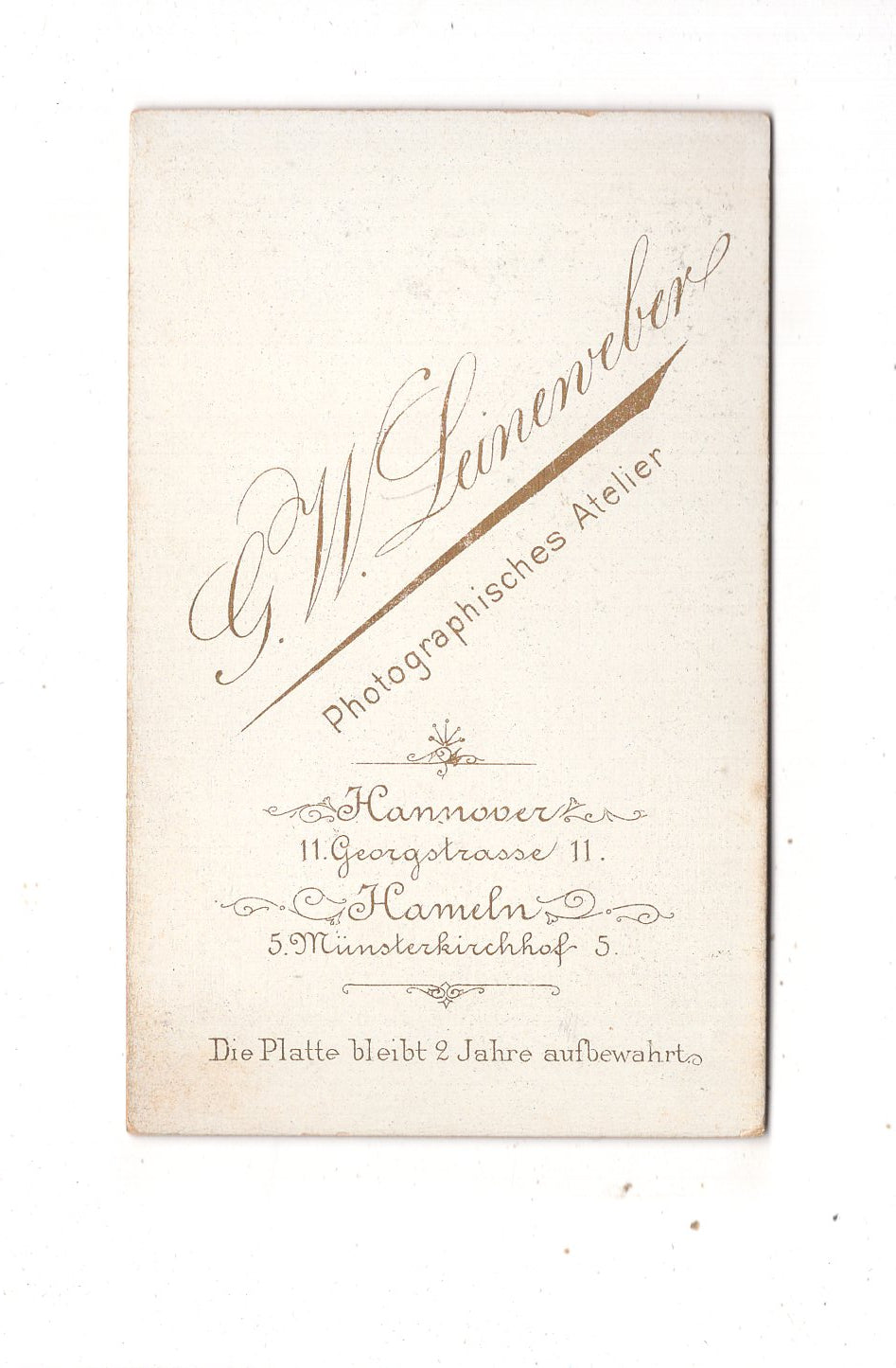 Fotografie Damenportrait - Hannover um 1880