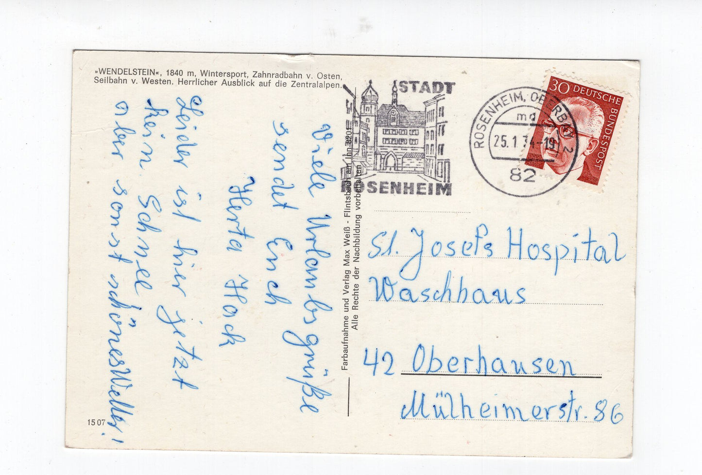 Ansichtskarte Wendelstein / Zahnradbahn / Seilbahn +++