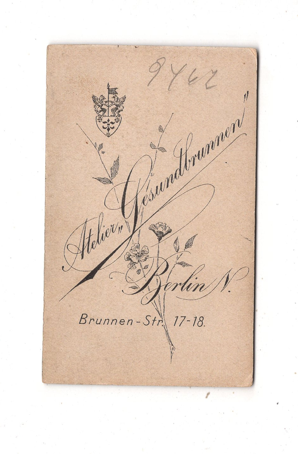 Fotografie Niedlicher kleiner Junge - Berlin 1890er / CDV M1-12