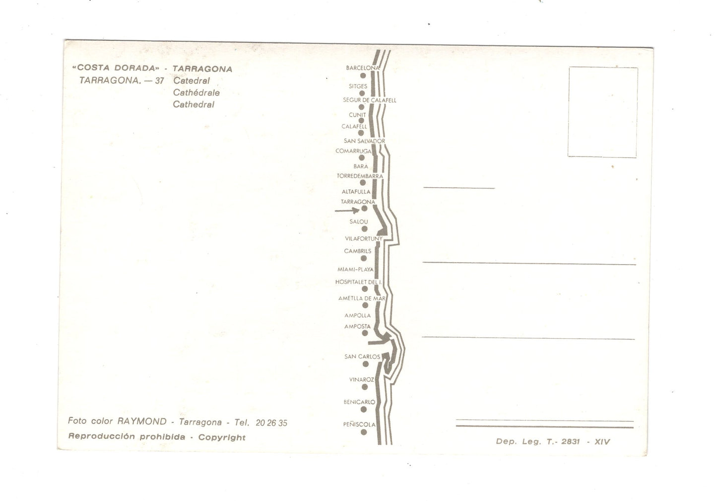 Ansichtskarte Tarragona / Costa Dorada / Spanien