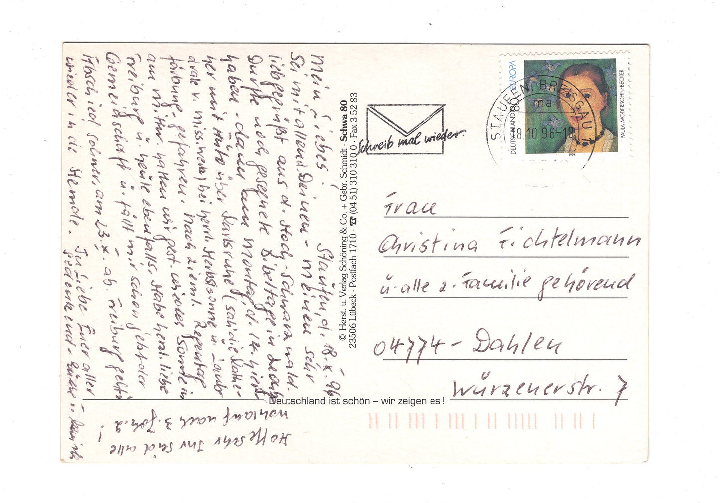 Ansichtskarte Es steht eine Mühle im Schwarzwäldertal / G1-63