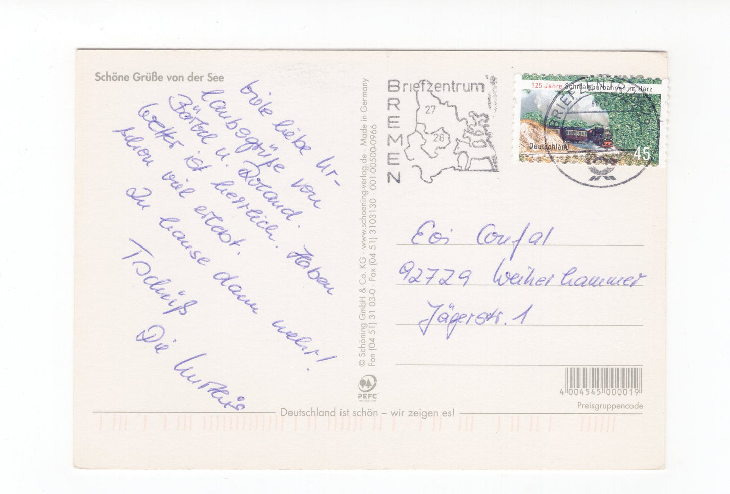 Ansichtskarte Schöne Grüße von der See / Seehunde