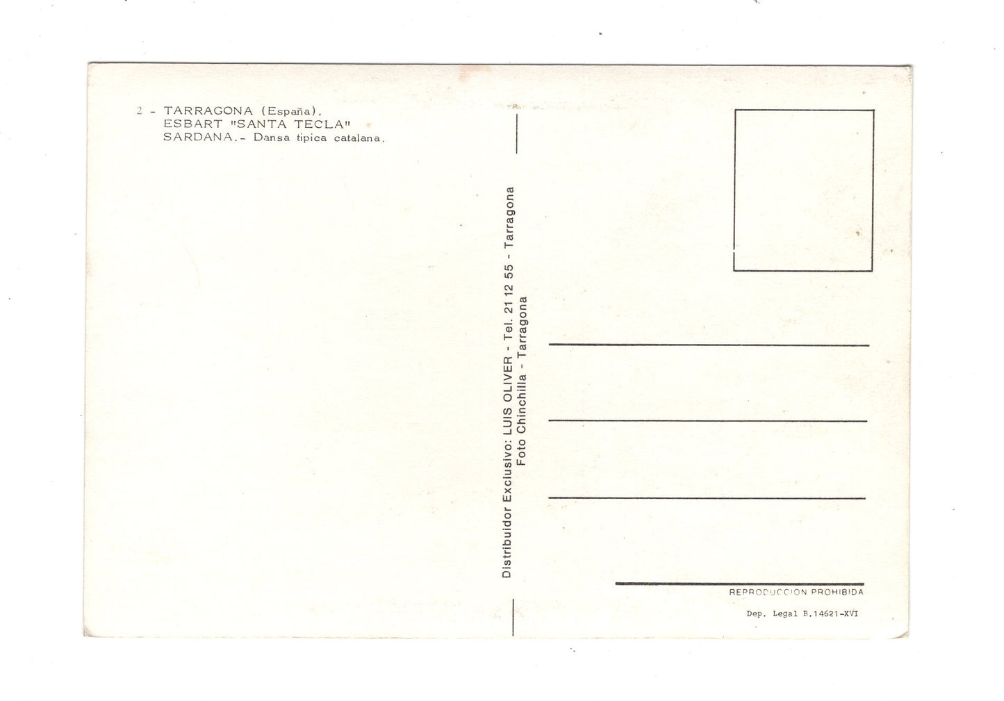 Ansichtskarte Tarragona / Costa Dorada / Spanien