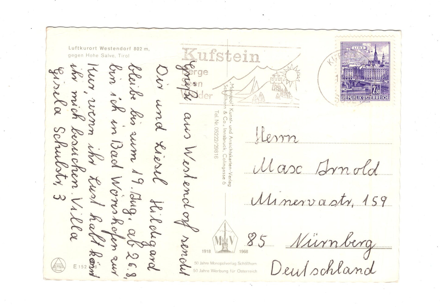 Ansichtskarte Westendorf / Tirol / Österreich