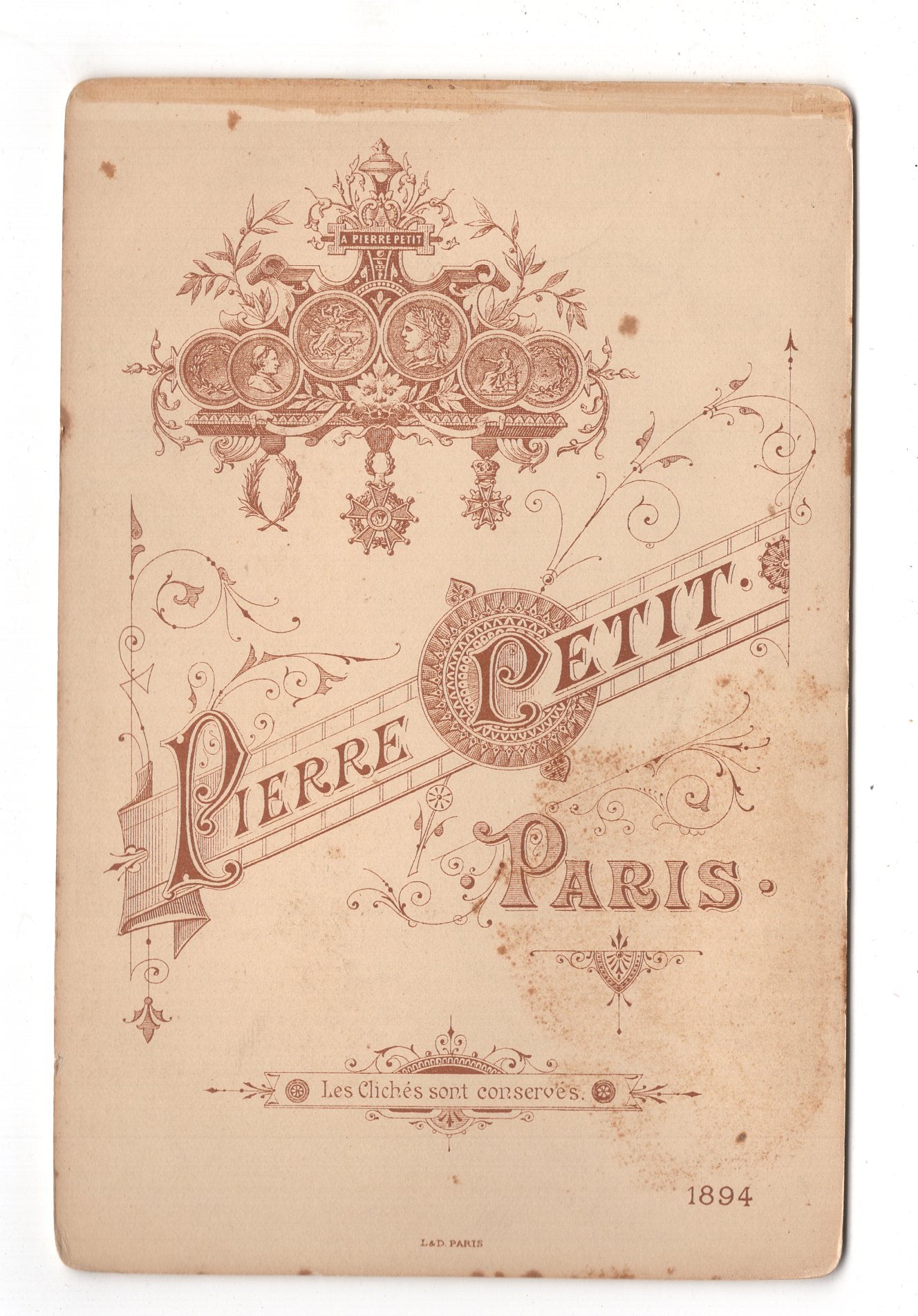 Fotografie Feiner Herr - Paris 1894 / CAB W-33
