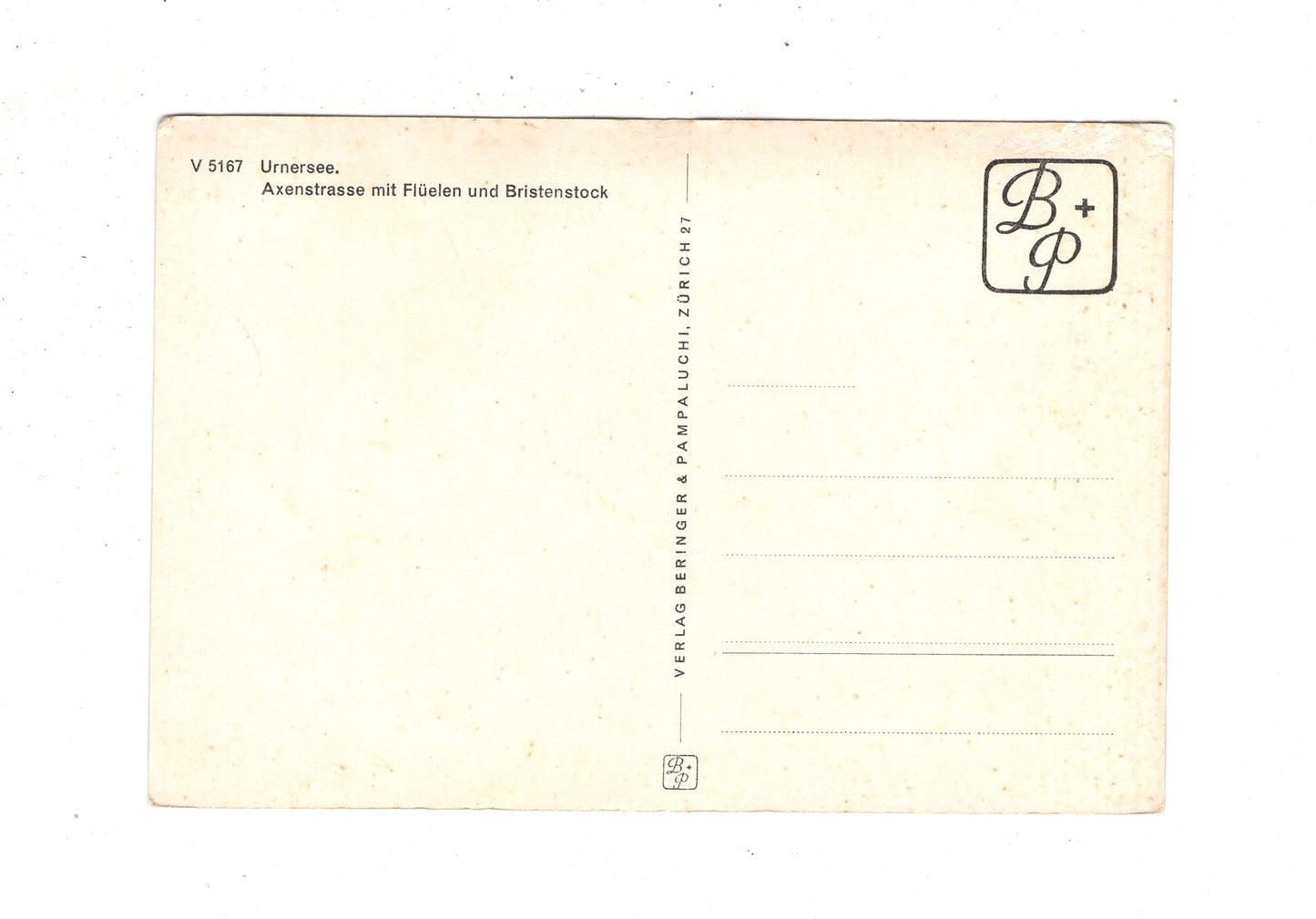 Ansichtskarte Urnersee / Axenstraße mit Flüelen / Schweiz