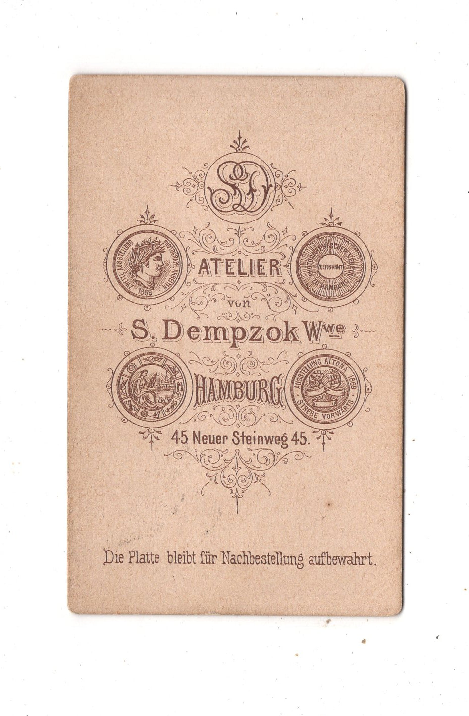 Fotografie Niedliche kleine Kinder - Hamburg um 1880