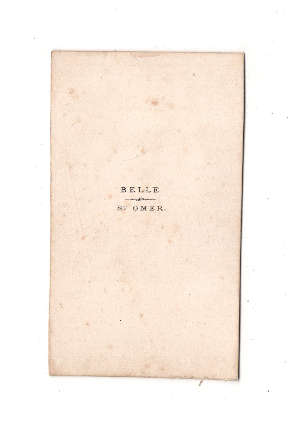 Fotografie Feine Dame - St. Omer um 1870 / CDV L1-30