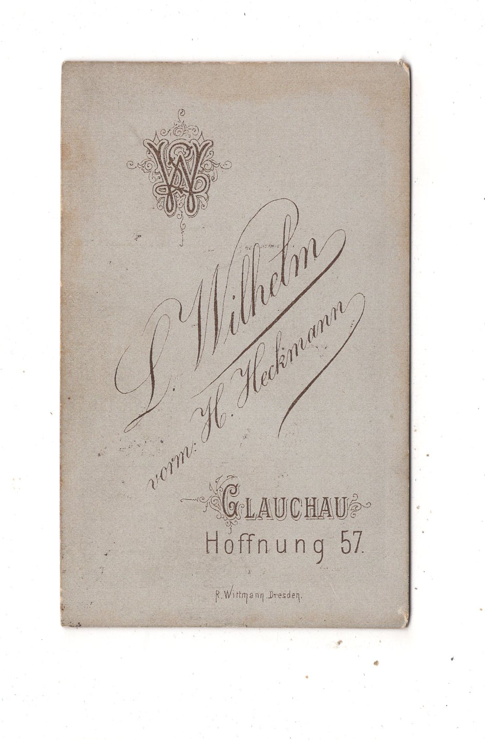 Fotografie Damenportrait - Glauchau 1880er