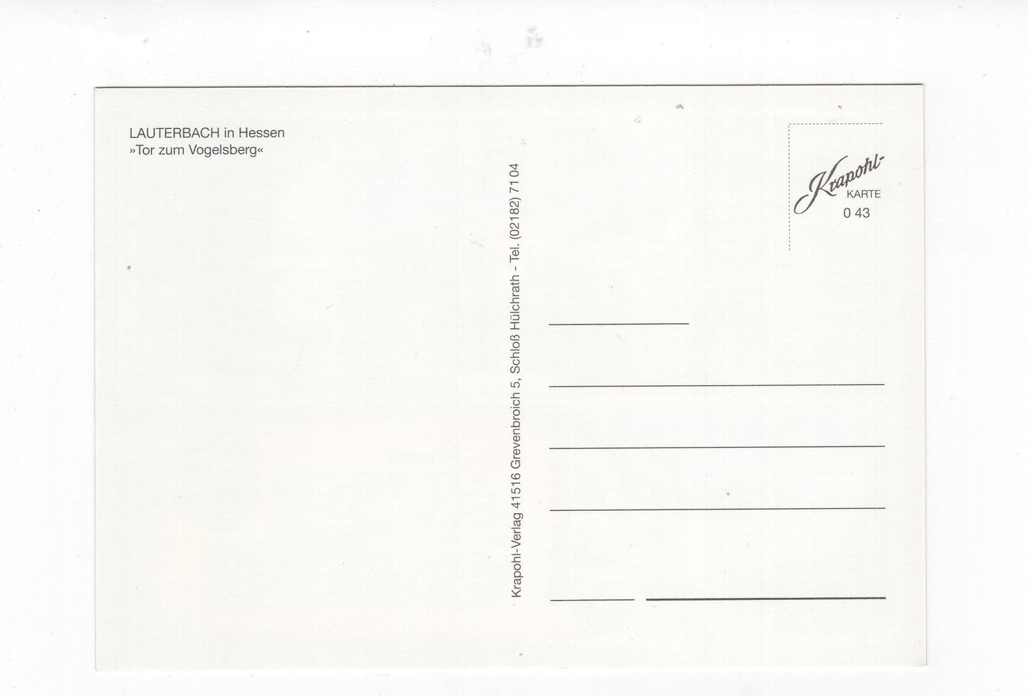 Ansichtskarte Lauterbach in Hessen / Löwen-Denkmal +++