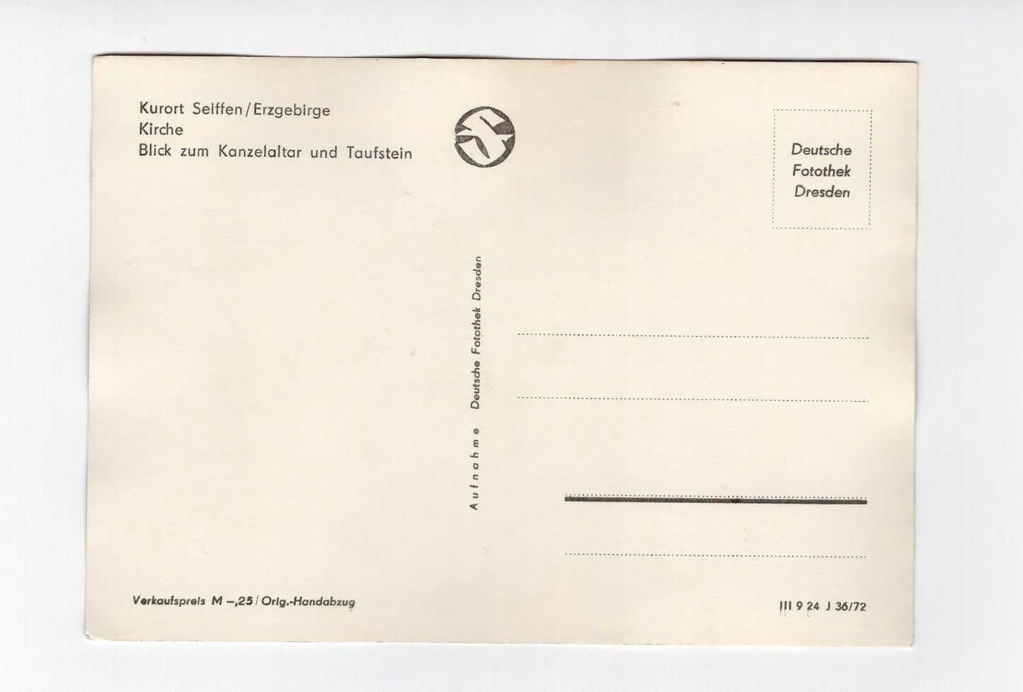 Ansichtskarte Seiffen / Erzgebirge / Kirche
