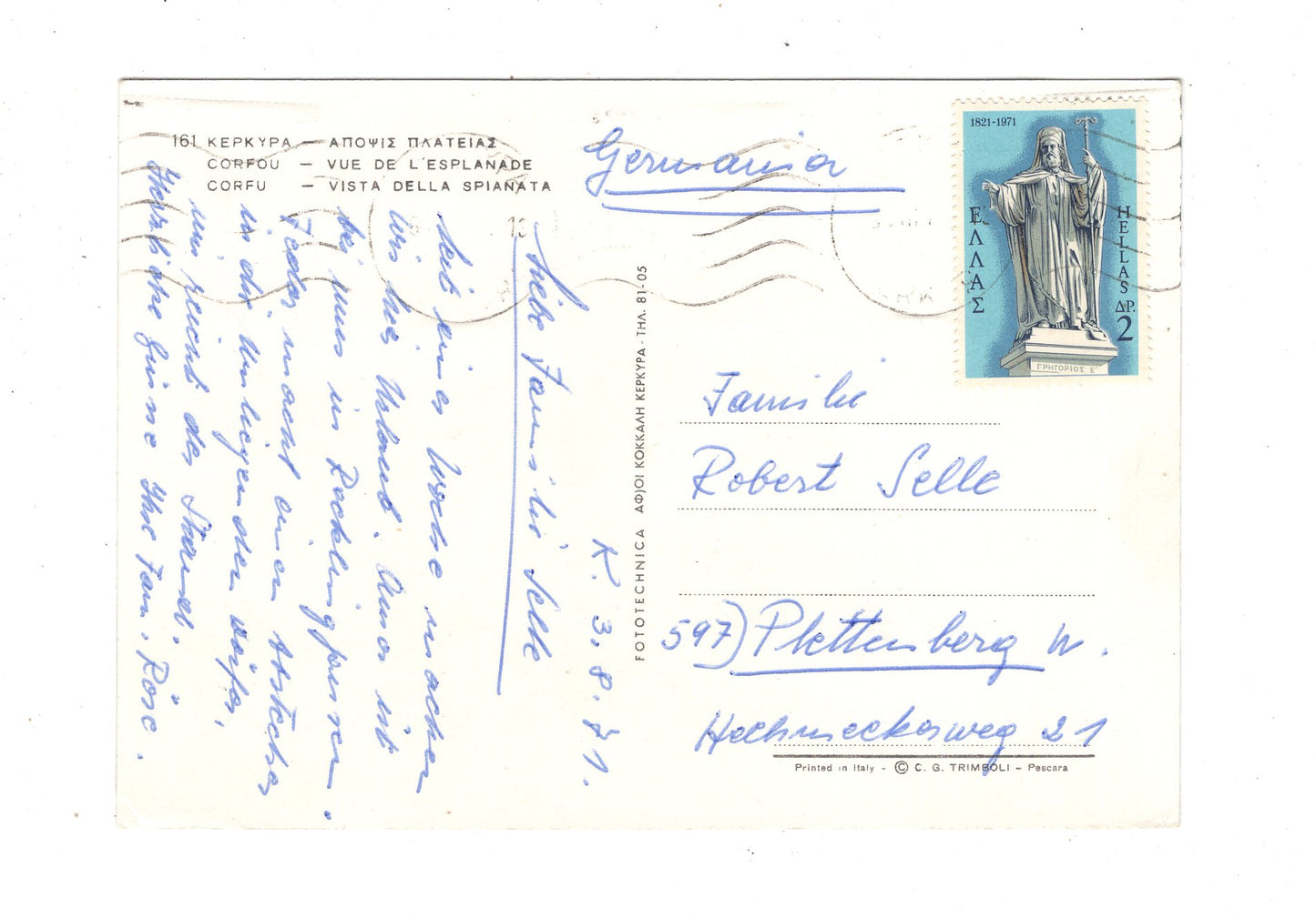 Ansichtskarte Korfu / Griechenland / N1-53